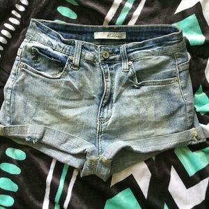 Denim shorts